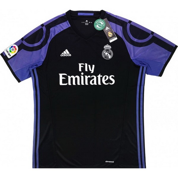 Thailandia Maglia Real Madrid Third Retro 2016 2017 Nero